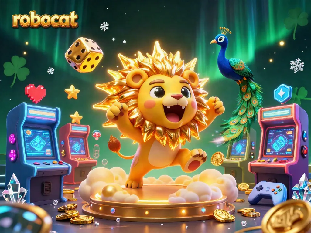 Join the fun at Robocat casino with vibrant gaming elements and animated characters